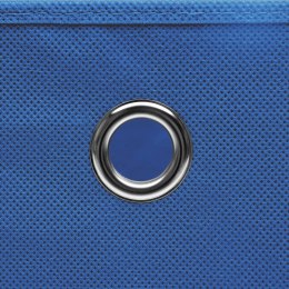 VidaXL Pudełka z włókniny, 4 szt. 28x28x28 cm, niebieskie