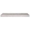 VidaXL Półka ścienna, szarość betonu, 60x23,5x3,8 cm, MDF