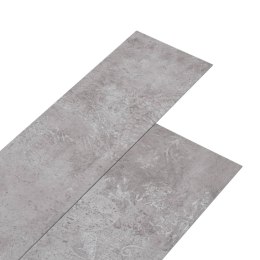VidaXL Samoprzylepne panele podłogowe, PVC, 5,21 m², 2 mm, szare
