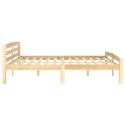 VidaXL Rama łóżka z litego drewna sosnowego, 200 x 200 cm