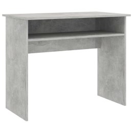 VidaXL Biurko, szarość betonu, 90x50x74 cm, materiał drewnopochodny