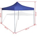 VidaXL Niebieski, składany namiot, 3 x 3 m