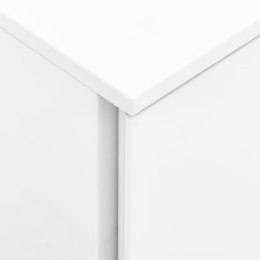 VidaXL Mobilna szafka kartotekowa, biała, 39x45x60 cm, stalowa