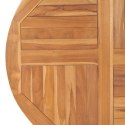 VidaXL Blat stołu, lite drewno tekowe, okrągły, 2,5 cm, 90 cm