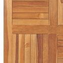VidaXL Blat stołu, lite drewno tekowe, kwadratowy, 80x80x2,5 cm