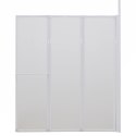 VidaXL Drzwi prysznicowe, kształt L, 70x120x137 cm, 4 panele, składane
