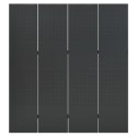 VidaXL Parawany 4-panelowe, 2 szt., antracytowe, 160x180 cm, stalowe