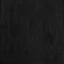 VidaXL Regał, czarny, 60x30x105 cm, lite drewno sosnowe