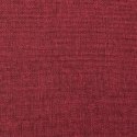 VidaXL Podnóżek, winna czerwień, 78x56x32 cm, tapicerowany tkaniną