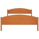 VidaXL Rama łóżka, miodowy brąz, lite drewno sosnowe, 160 x 200 cm