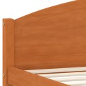 VidaXL Rama łóżka, miodowy brąz, lite drewno sosnowe, 160 x 200 cm