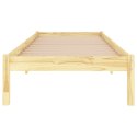 VidaXL Rama łóżka, lite drewno sosnowe, 100x200 cm