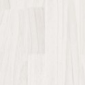 VidaXL Donica ogrodowa, biała, 40x40x40 cm, lite drewno sosnowe