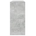 VidaXL Stolik konsolowy, szarość betonu, 100x35x76,5 cm