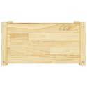 VidaXL Donica ogrodowa, 60x31x31 cm, lite drewno sosnowe