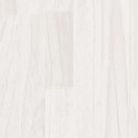 VidaXL Donica ogrodowa, biała, 70x70x70 cm, lite drewno sosnowe