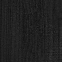 VidaXL Donice ogrodowe, 2 szt., czarne, 70x70x70 cm, drewno sosnowe