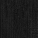 VidaXL Donice ogrodowe, 2 szt., czarne, 50x50x70 cm, drewno sosnowe