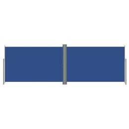 VidaXL Zwijana markiza boczna, niebieska, 220x600 cm