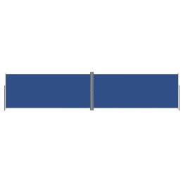 VidaXL Zwijana markiza boczna, niebieska, 220x1000 cm
