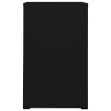 VidaXL Szafka kartotekowa, czarna, 46x62x102,5 cm, stalowa