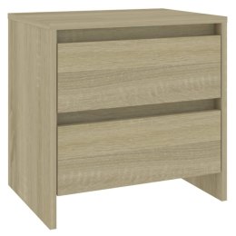 VidaXL Szafka nocna dąb sonoma 45x34,5x44,5 cm materiał drewnopochodny