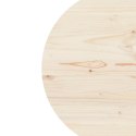 VidaXL Blat stołu, Ø70x2,5 cm, lite drewno sosnowe