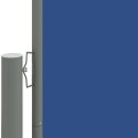 VidaXL Zwijana markiza boczna na taras, niebieska, 180 x 600 cm