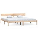 VidaXL Rama łóżka, lite drewno sosnowe, 200 x 200 cm