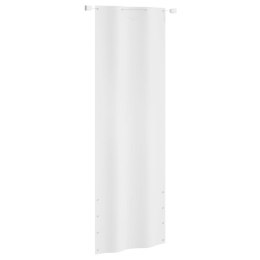 VidaXL Parawan balkonowy, biały, 80x240 cm, tkanina Oxford