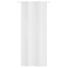 VidaXL Parawan balkonowy, biały, 100x240 cm, tkanina Oxford