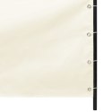 VidaXL Parawan balkonowy, kremowy, 120x240 cm, tkanina Oxford