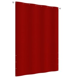 VidaXL Parawan balkonowy, czerwony, 160x240 cm, tkanina Oxford