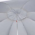 VidaXL Parasol plażowy ze ściankami bocznymi, piaskowy, 215 cm