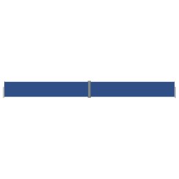 VidaXL Zwijana markiza boczna, niebieska, 117x1200 cm