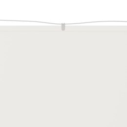 VidaXL Markiza pionowa, biała, 100x1200 cm, tkanina Oxford