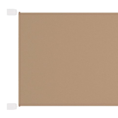 VidaXL Markiza pionowa, kolor taupe, 100x270 cm, tkanina Oxford