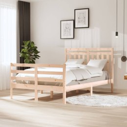VidaXL Rama łóżka, lite drewno, 120x200 cm (810425+814134)