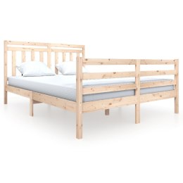 VidaXL Rama łóżka, lite drewno, 160 x 200 cm