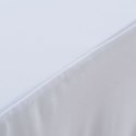 VidaXL Elastyczne obrusy z falbaną, 2 szt., 120 x 60,5 x 74 cm, białe