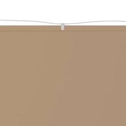 VidaXL Markiza pionowa, kolor taupe, 100x1200 cm, tkanina Oxford