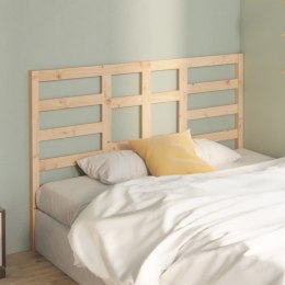 VidaXL Wezgłowie łóżka, 141x4x104 cm, lite drewno sosnowe
