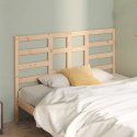 VidaXL Wezgłowie łóżka, 141x4x104 cm , lite drewno sosnowe