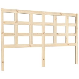 VidaXL Wezgłowie łóżka, 145,5x4x100 cm, lite drewno sosnowe