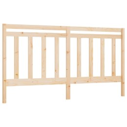 VidaXL Wezgłowie łóżka, 186x4x100 cm, lite drewno sosnowe