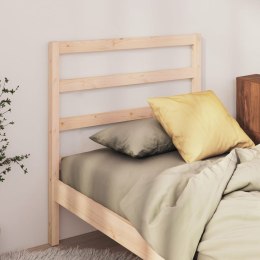 VidaXL Wezgłowie łóżka, 96x4x100 cm, lite drewno sosnowe