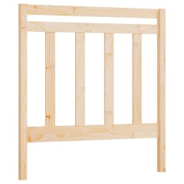 VidaXL Wezgłowie łóżka, 96x4x100 cm, lite drewno sosnowe