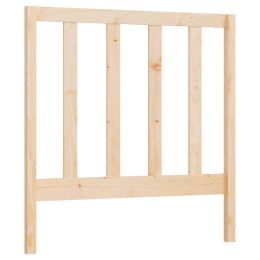 VidaXL Wezgłowie łóżka, 81x4x100 cm, lite drewno sosnowe