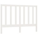 VidaXL Wezgłowie łóżka, białe, 141x4x100 cm, lite drewno sosnowe