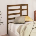 VidaXL Wezgłowie łóżka, miodowy brąz,106x4x104 cm, lite drewno sosnowe